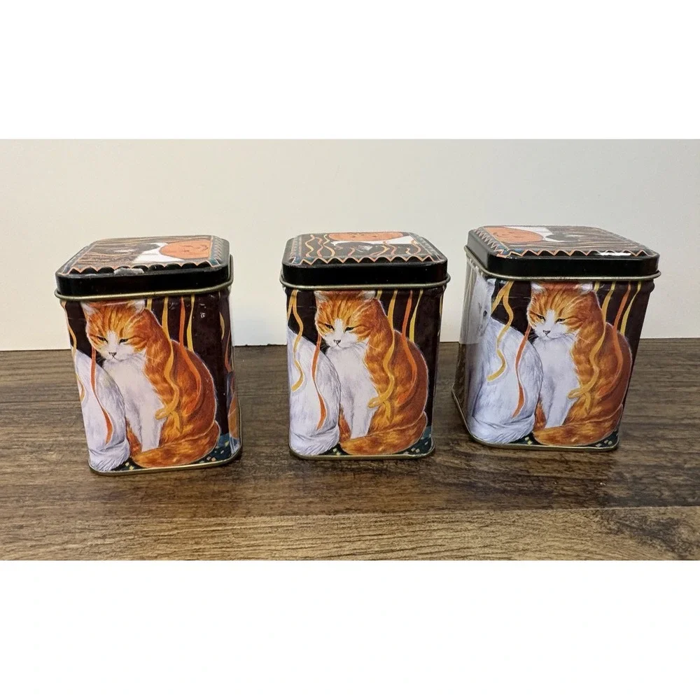 Vintage Lot Of 3 Halloween Cat 3